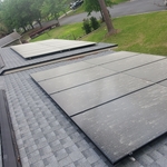 Solar panel cleaning