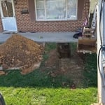 Water leak under porch
