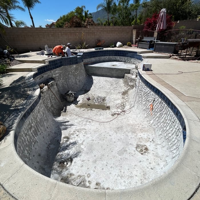Baja Bench Addition and Tile installation