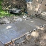 Stamps steps/sidwalk