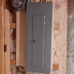 100-amp 30 space service panel with room for future expansion.