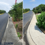sidewalk before and after