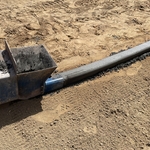 Laying a Charcoal curb, artisan curbing