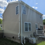 Mold and algae removal from vinyl siding and deck