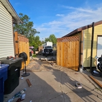 Showing full gate open