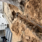 Installing a new laundry line