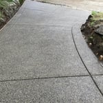 Exposed aggregate Driveway