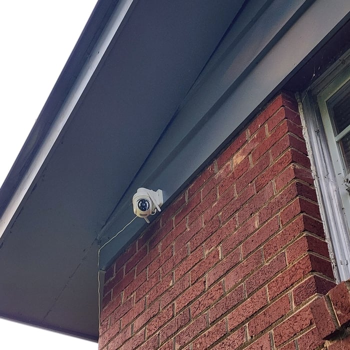 Outdoor WiFi Cameras Installed W/ Solar Panels
