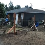 fence tear down an rebuild!