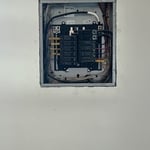 Installed new electrical throughout the house and a new breaker box with a higher capacity