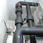 Commercial duct insulation and metal