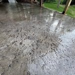 Stamp concrete patio