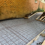 Stamp concrete patio