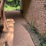 Stamp concrete patio