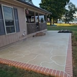 A new look for the patio.