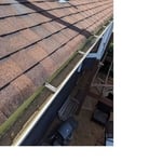 Before Leaf Blocker Gutter Guard Installation