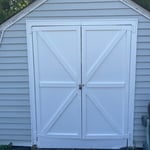 New shed doors
