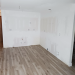 Empty Room to Added Kitchen