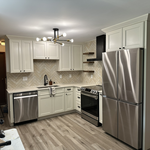 Empty Room to Added Kitchen