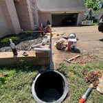 Drain Pipe Installation - Exterior Project