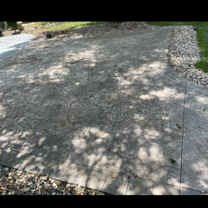 Before sealing concrete