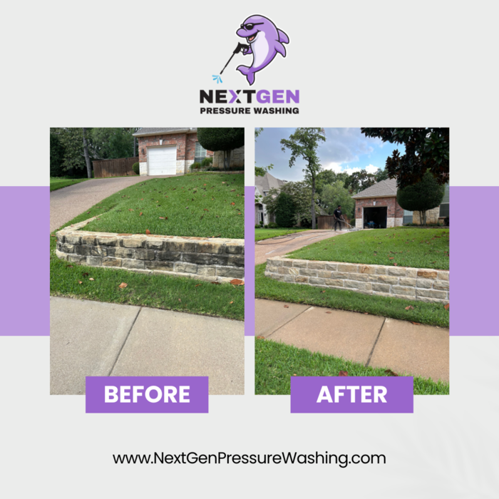 Home Soft Wash, Driveway Cleaning, and Retaining Wall Cleaning
