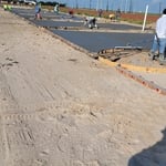 Rv Spots Being poured