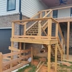 Build staircase on upper deck