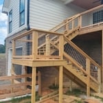 Build staircase on upper deck