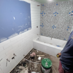 Basement bathroom