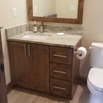 Bathroom vanity with drawers