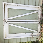 Trim work on exterior of house