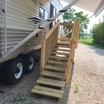 Camper porch