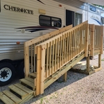 Camper porch