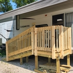 Camper porch
