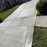 Broom finish driveway