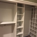 Custom Built Closet and Paint