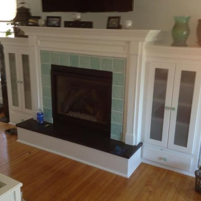 Custom Fireplace After