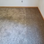 Before and After Steam cleaned carpets