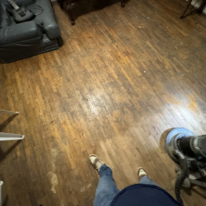 Sanding and refinishing