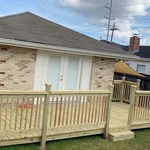 Backyard deck