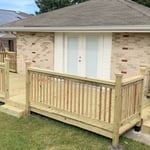Backyard deck