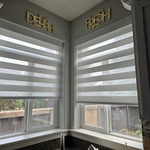 Whole House Zebra Shades Installation
