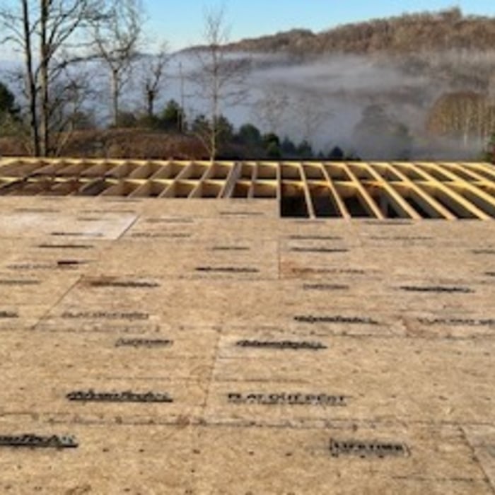 Log home construction