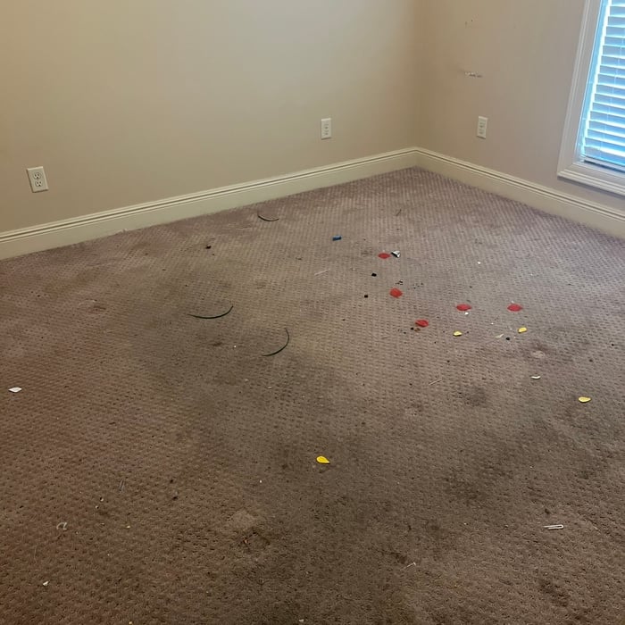 Bedroom floor
