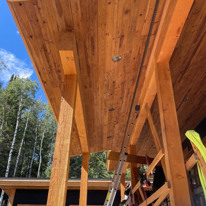 Side porch lighting