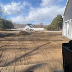 Driveway and yard grading