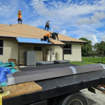 Another amazing Standing Seam Metal roof installation in Palm Beach County.