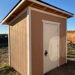 Shed renovation w/ new roof