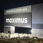 Sign light install